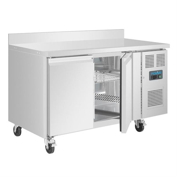 Polar U-Series Double Door Counter Fridge with Upstand 282Ltr Polar U-Series Double Door Counter Fridge with Upstand 282Ltr