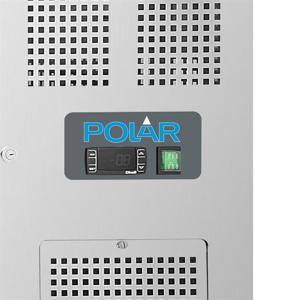 Polar U-Series Double Door Counter Fridge with Upstand 282Ltr Polar U-Series Double Door Counter Fridge with Upstand 282Ltr