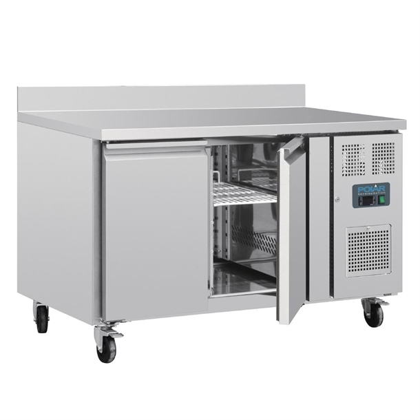 Polar U-Series Double Door Counter Fridge with Upstand 282Ltr Polar U-Series Double Door Counter Fridge with Upstand 282Ltr