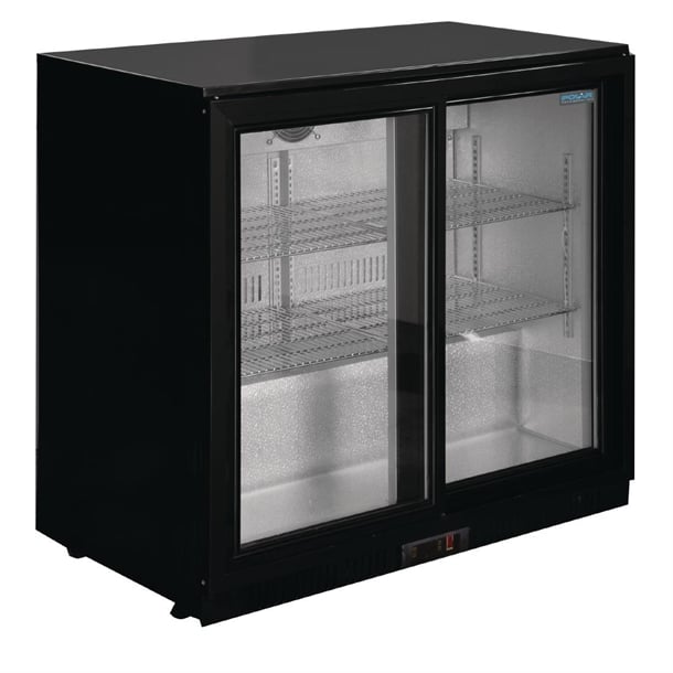 Polar G-Series Back Bar Cooler with Sliding Doors 198Ltr Polar G-Series Back Bar Cooler with Sliding Doors 198Ltr