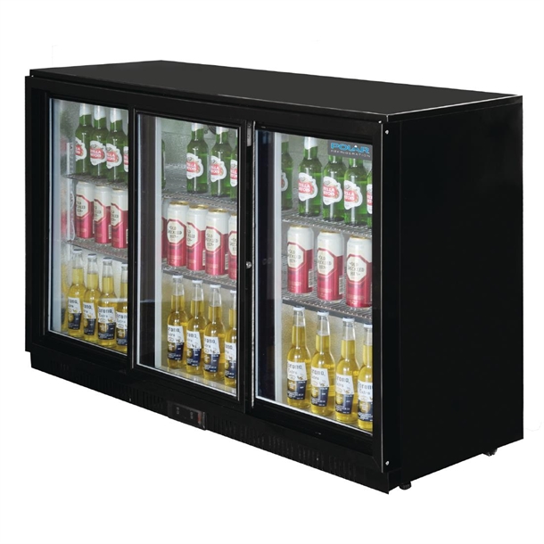 Polar G-Series Back Bar Cooler with Sliding Doors 330Ltr Polar G-Series Back Bar Cooler with Sliding Doors 330Ltr