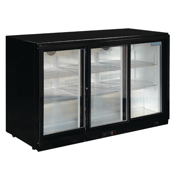 Polar G-Series Back Bar Cooler with Sliding Doors 330Ltr Polar G-Series Back Bar Cooler with Sliding Doors 330Ltr