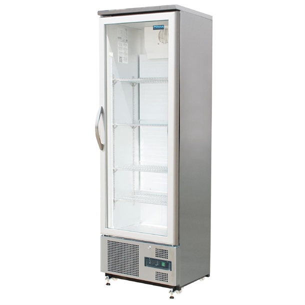 Polar G-Series Single Door Upright Bar Fridge 307Ltr