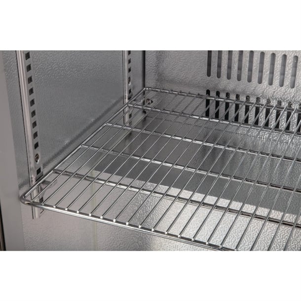 Polar G-Series Back Bar Cooler with Hinged Doors Stainless Steel 208Ltr