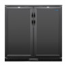 Polar G-series 850mm Double Door Back Bar Cooler Solid Door 198 Ltr