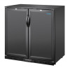 Polar G-series 850mm Double Door Back Bar Cooler Solid Door 198 Ltr