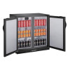 Polar G-series 850mm Double Door Back Bar Cooler Solid Door 198 Ltr