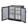 Polar G-series 850mm Double Door Back Bar Cooler Solid Door 198 Ltr