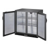 Polar G-series 850mm Double Door Back Bar Cooler Solid Door 198 Ltr