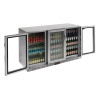 Polar G-Series Back Bar Cooler with Hinged Doors Stainless Steel 330Ltr