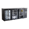 Polar U-Series Back Bar Cooler 3 door Display