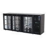 Polar U-Series Back Bar Cooler 3 door Display