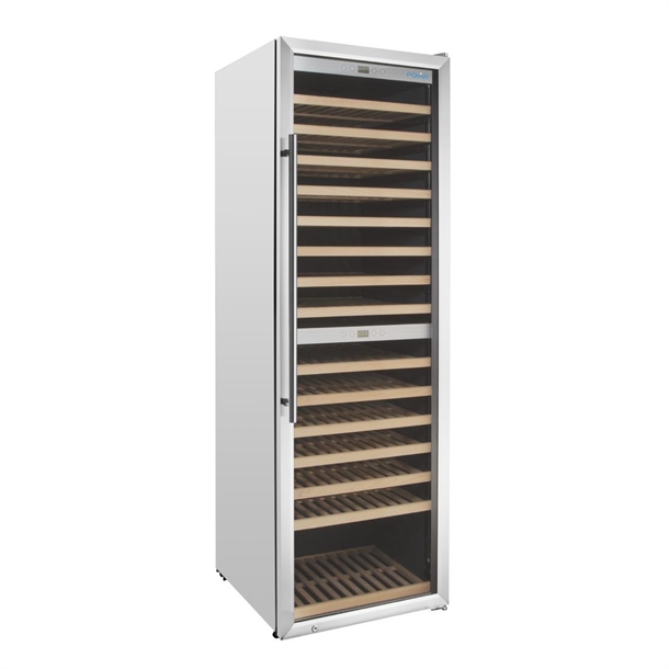 Polar G-Series Dual Zone Wine Fridge Stainless Steel - 180 Bottle Polar G-Series Dual Zone Wine Fridge Stainless Steel - 180 Bottle