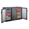 Polar G-series 850mm Triple Door Back Bar Cooler Solid Door 320 Ltr