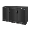Polar G-series 850mm Triple Door Back Bar Cooler Solid Door 320 Ltr