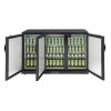 Polar G-series 850mm Triple Door Back Bar Cooler Solid Door 320 Ltr