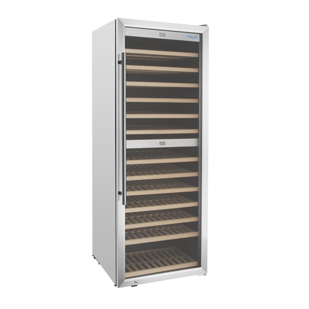 Polar G-Series Dual Zone Wine Fridge Stainless Steel - 126 Bottle Polar G-Series Dual Zone Wine Fridge Stainless Steel - 126 Bottle