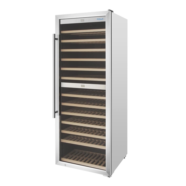 Polar G-Series Dual Zone Wine Fridge Stainless Steel - 126 Bottle Polar G-Series Dual Zone Wine Fridge Stainless Steel - 126 Bottle