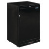 Polar G-Series 900mm Single Solid Door Back Bar Cooler in Black 138Ltr