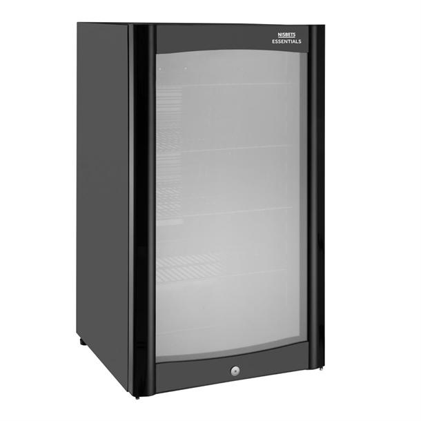 Nisbets Essentials Single Door Back Bar Cooler 98Ltr