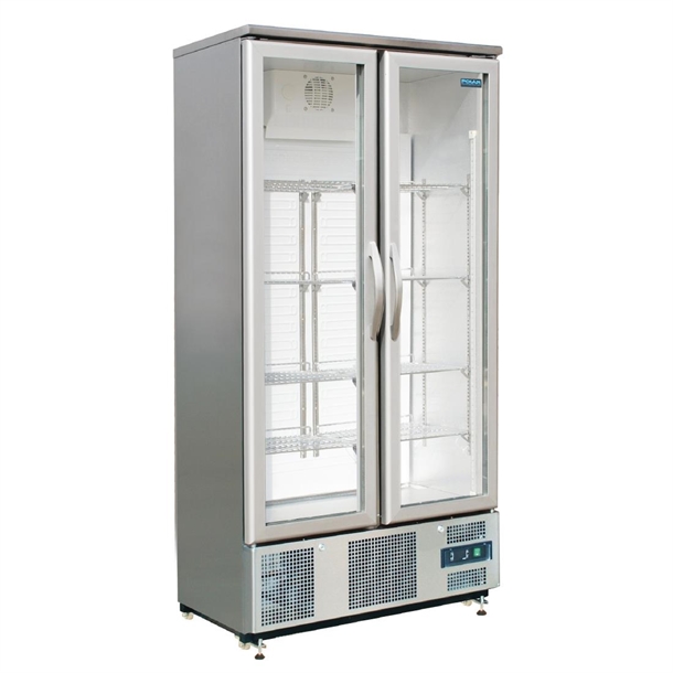 Polar G-Series Double Door Upright Back Bar Cooler Hinged