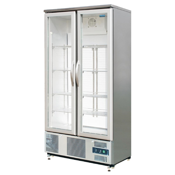 Polar G-Series Double Door Upright Back Bar Cooler Hinged Polar G-Series Double Door Upright Back Bar Cooler Hinged