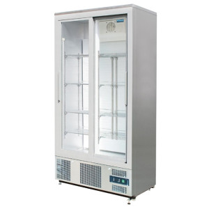 Polar G-Series Upright Back Bar Cooler With Double Sliding Doors 490Ltr