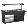Polar G-Series Refrigerated Buffet Bar Black Polar G-Series Refrigerated Buffet Bar Black
