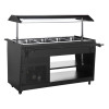 Polar G-Series Refrigerated Buffet Bar Black Polar G-Series Refrigerated Buffet Bar Black