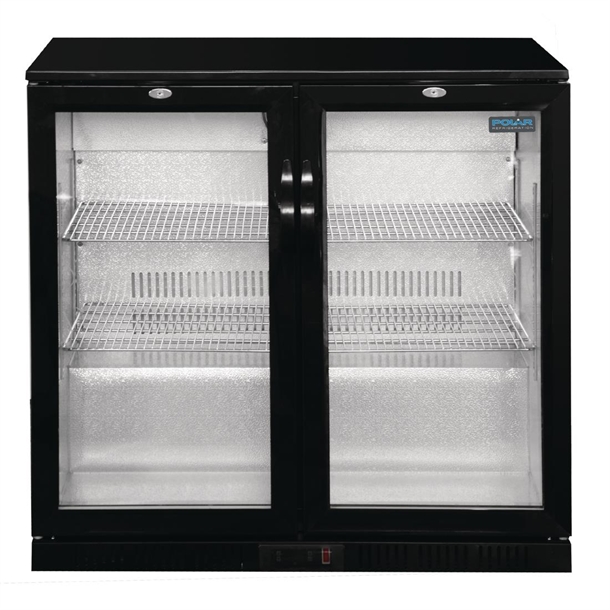 Polar G-Series Back Bar Cooler with Hinged Doors 208Ltr