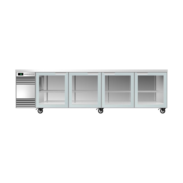 SKOPE BackBar 4 Glass Swing Door CounterLine Fridge CL.4.GSW