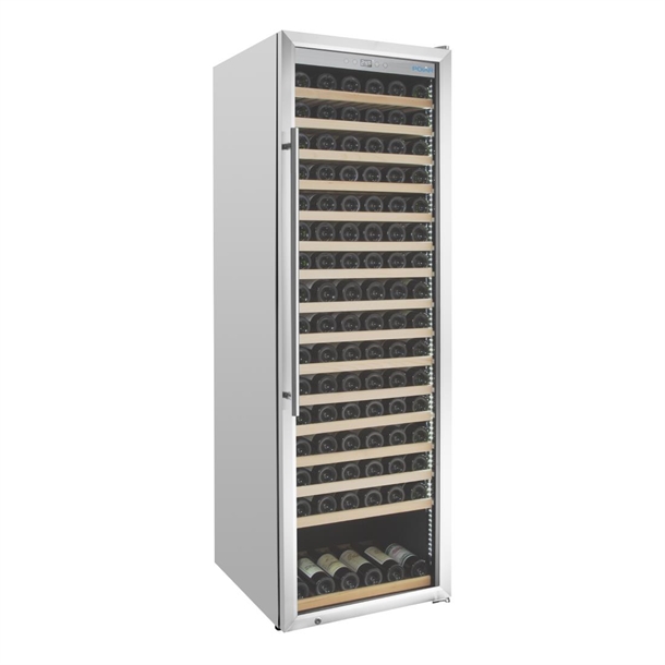 Polar G-Series Single Zone Wine Fridge Stainless Steel 192 bottles