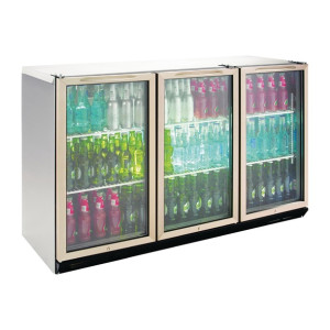 Williams Emerald Three Door Bottle Cooler BC3SS-80 St/St 800mm High - 290Ltr (Di