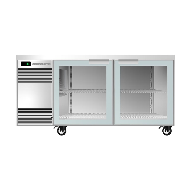 SKOPE BackBar 2 Glass Swing Door SlimLine Fridge SL.2.GSW SKOPE BackBar 2 Glass Swing Door SlimLine Fridge SL.2.GSW