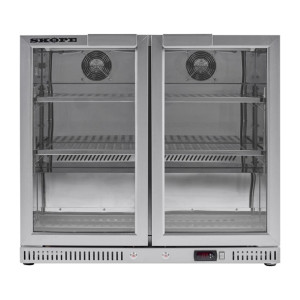 SKOPE Two Glass Door Bar Cooler