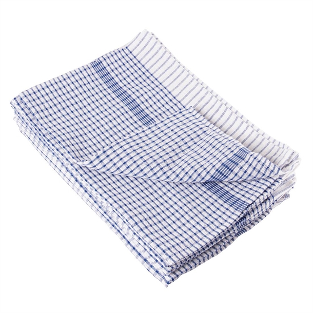 Vogue Wonderdry Blue Tea Towels (10 Pack)