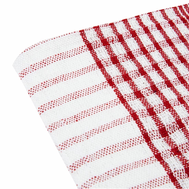 Vogue Wonderdry Red Tea Towels (10 Pack)