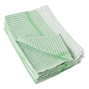 Vogue Wonderdry Tea Towels Green (10 Pack)