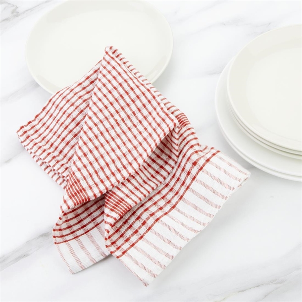 Vogue Wonderdry Red Tea Towels (10 Pack)