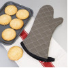 Vogue Flame Retardant Tan Oven Mitt 430mm