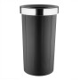 Bolero Bin with Open Top Lid Black 60Ltr