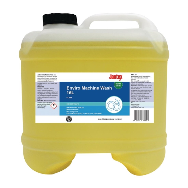 Jantex Enviro Warewashing Chemical 15Ltr Package