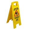 Sabco Professional Caution Wet Floor A-Frame Sign Yellow Sabco Professional Caution Wet Floor A-Frame Sign Yellow