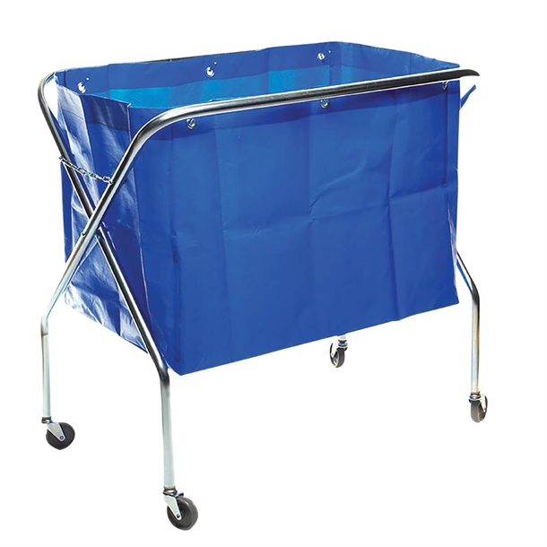 Sabco Professional Scissor Waste Trolley Blue Sabco Professional Scissor Waste Trolley Blue