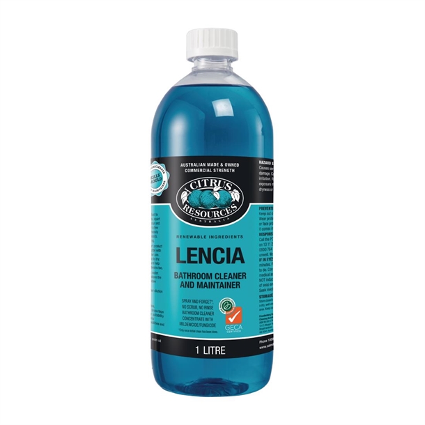 Oates Professional Lencia Bathroom and Washroom Cleaner 1Ltr Oates Professional Lencia Bathroom and Washroom Cleaner 1Ltr