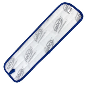 Sabco Professional Ultra Clean Microfibre Antibacterial Flat Mop Pad Blue (10 Pack) Sabco Professional Ultra Clean Microfibre Antibacterial Flat Mop Pad Blue (10 Pack)