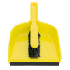 Jantex Dustpan & Brush Set Yellow Jantex Dustpan & Brush Set Yellow