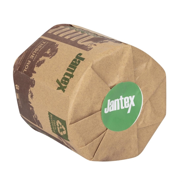 Jantex Green 100% Recycled Wrapped Toilet Roll 3ply 260 Sheets (36 Pack)