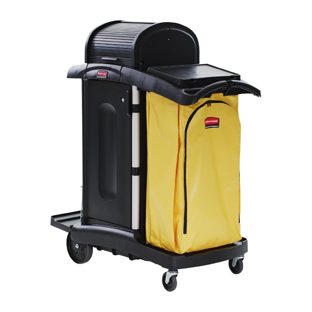 Rubbermaid Janitorial Cleaning Cart with Doors and Hood Rubbermaid Janitorial Cleaning Cart with Doors and Hood