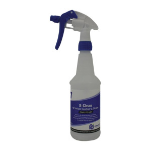 Peerless Jal 1-7 Series S-Clean Surface Sanitiser & Cleaner - 500ml Bottle and Trigger Peerless Jal 1-7 Series S-Clean Surface Sanitiser & Cleaner - 500ml Bottle and Trigger